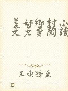 美好乡村小说全文免费阅读