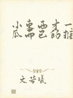 小东西才一根黄瓜而已的推荐书