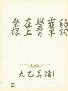 坐在学霸的大紫根上背单词牧童