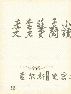 老李苏柔小说全文免费阅读