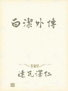 白洁外传封面