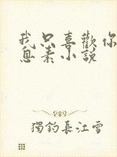 我只喜欢你的信息素小说封面