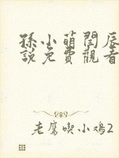 孙小萌闫辰的小说免费观看