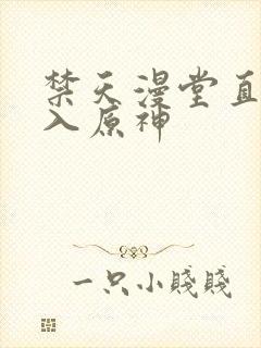 禁天漫堂直接进入原神封面