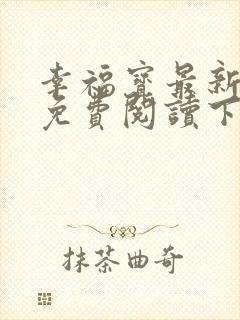 幸福宝最新章节免费阅读下载