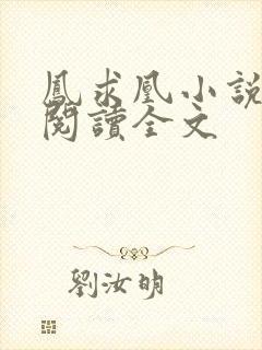 凤求凰小说免费阅读全文