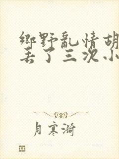 乡野乱情胡秀英丢了三次小说
