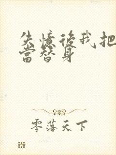 失忆后我把渣攻当替身