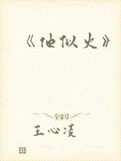 《他似火》封面