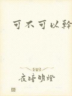 可不可以干湿你封面