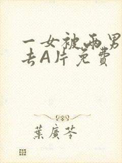 一女被两男桶进去A片免费