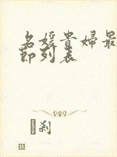 名媛贵妇最新章节列表