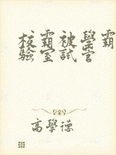 校霸被学霸压实验室试管