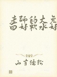 老师的大兔子好白好软水好多