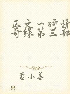 正文～畸情内裤奇缘第三部