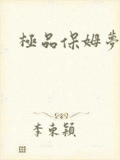 极品保姆梦梦封面