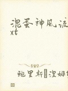 混蛋神风流史txt