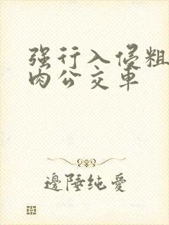 强行入侵粗暴h肉公交车