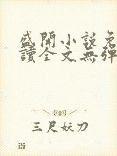 盛开小说免费阅读全文无弹窗