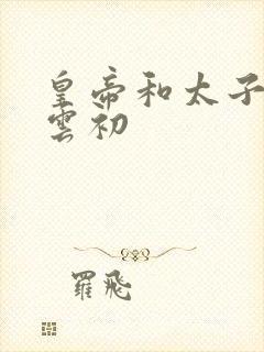 皇帝和太子妃h云初