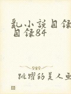 乱小说目录阅读目录84