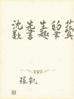 沈先生的花式调数书趣笔冥鸿封面