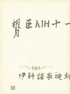 权臣hlH十一月