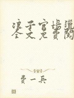 浪子官场猎艳记全文免费阅读