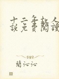 十二年故人戏小说免费阅读封面