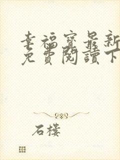 幸福宝最新章节免费阅读下载小说封面