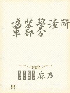 伪装学渣所有开车部分