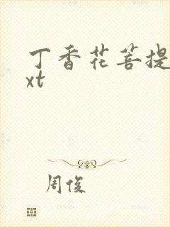 丁香花菩提树txt