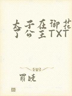 太子在御花园要了公主TXT