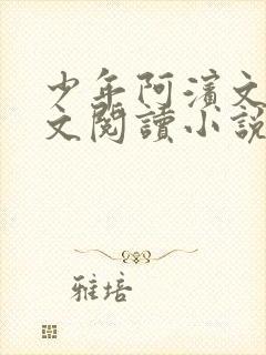 少年阿滨文全全文阅读小说封面