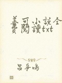 姜可小说全文免费阅读txt封面