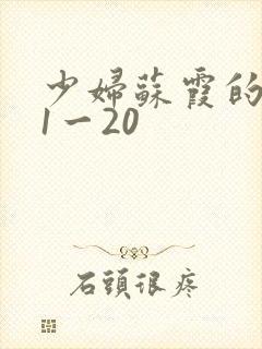 少妇苏霞的沉沦1一20