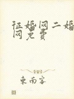 征婚网二婚正规网免费封面