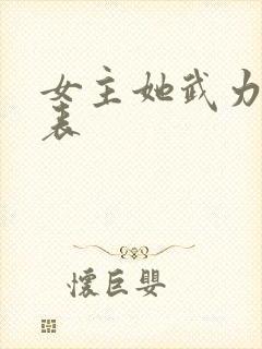 女主她武力值爆表封面
