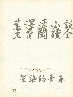 叶泽涛小说全文免费阅读全文