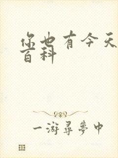 你也有今天百度百科封面