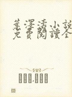 叶泽涛小说全文免费阅读全文