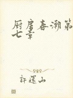 厨房春潮第三十七章