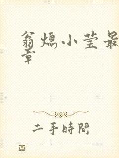 翁熄小莹最新节章