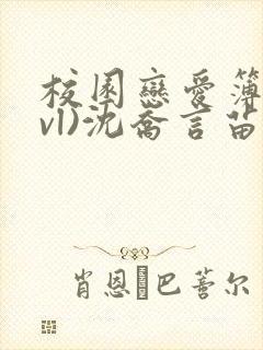 校园恋爱簿(lvl)沈乔言苗封面