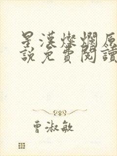 星汉灿烂原著小说免费阅读