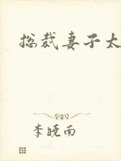 总裁妻子太诱人