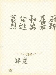 翁公和在厨房猛烈进出最新章节