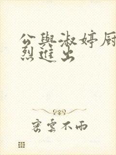 公与淑婷厨房猛烈进出