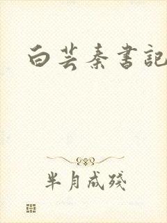 白芸秦书记封面