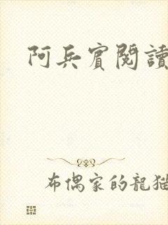 阿兵宾阅读目录封面